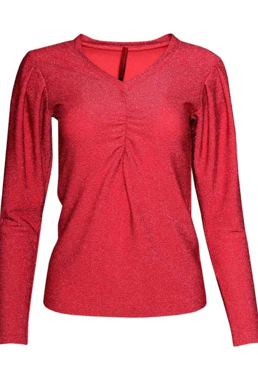 Camisola de malha fios brilhantes