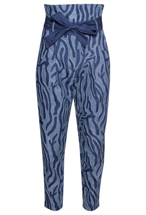 Calças cintura paperbag