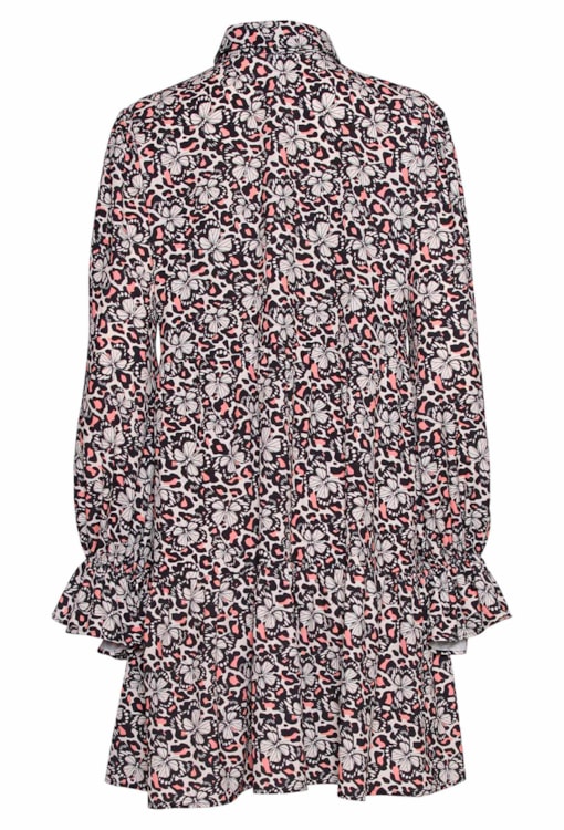 Vestido fluido estampado