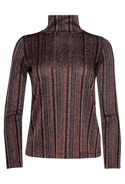 Camisola gola subida malha