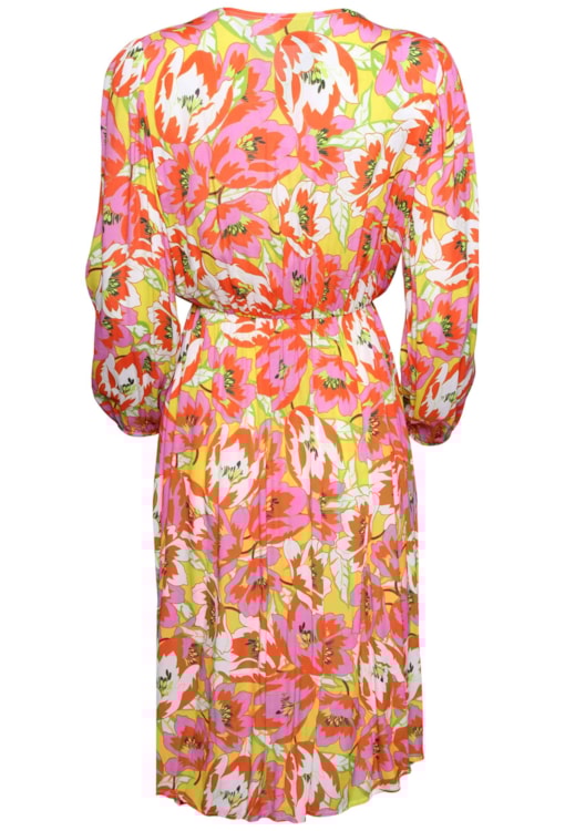 Vestido estampado flores