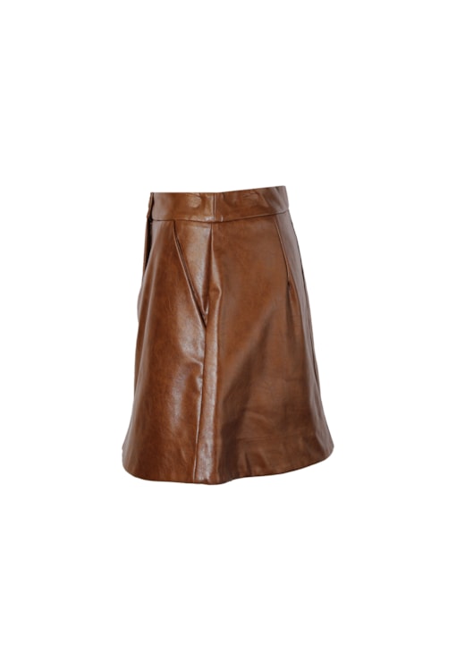 Saia curta efeito pele