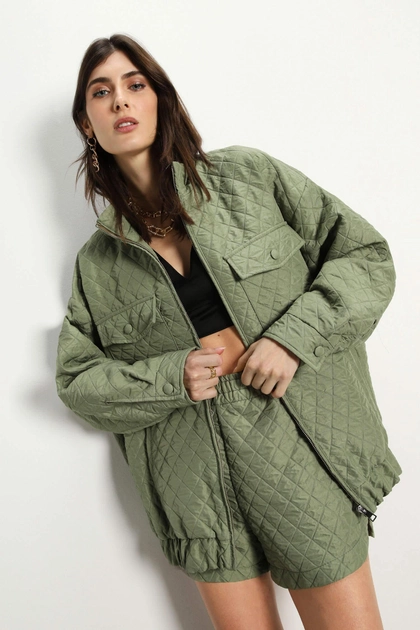 Casaco bomber acolchoado