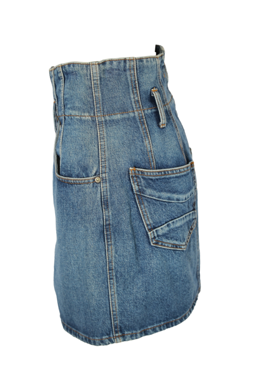 Saia de ganga com botões