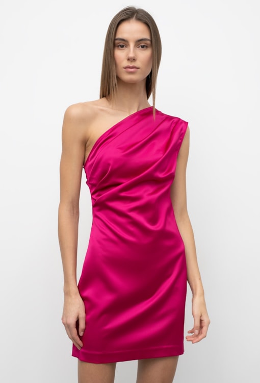 Vestido curto drapeado