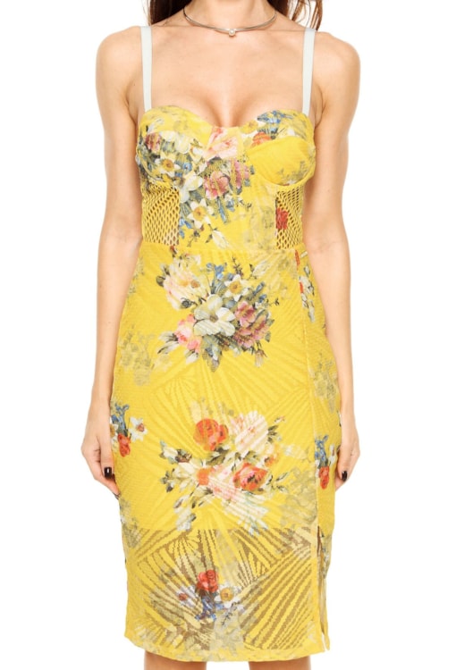 Vestido Curto Estampado