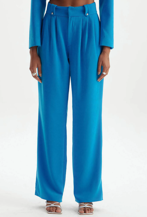 Calça Wide Leg Cintura Alta 