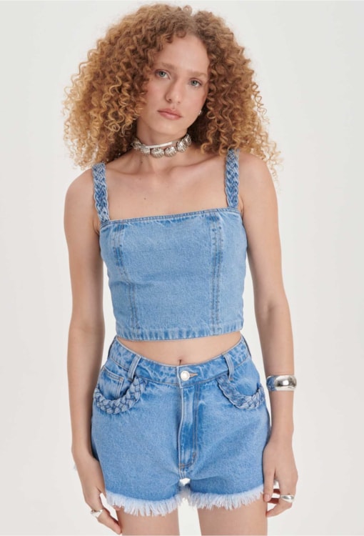 Top cropped de ganga