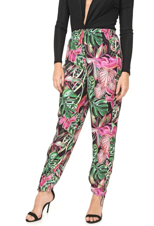 Calça Jogger Floral